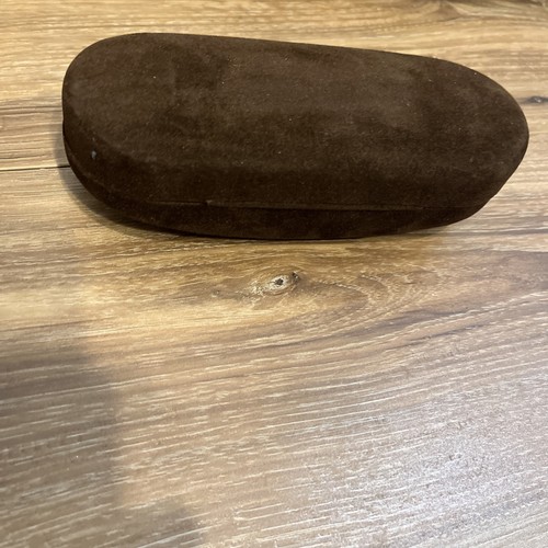 TOM FORD- Hard case Brown suede Sunglasses Eyeglasses Optical Case only - Picture 4 of 5