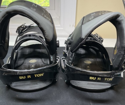Burton Mission EST Bindings Black Size Medium With Straps - Picture 8 of 13