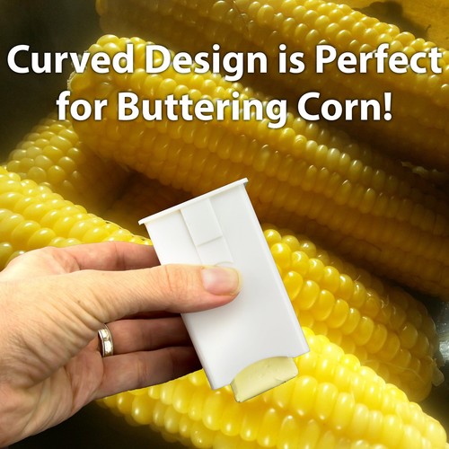 Mess-Free Butter Spreader 2 Pack by . Dishwasher Safe Corn Cob Butterer. Hold... - Picture 2 of 6