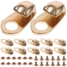 20 Pcs Boot Buckle Metal Shoe Lace Locking Clips Hooks for Outdoor Shoes