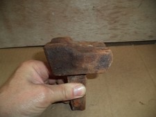 Antique Blacksmiths Swage tool Hardie Hardy Hole Rusty Vintage