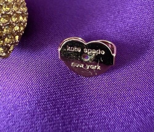 Kate Spade Fresh Squeeze Pavé Lemon Charm Huggie Hoop Earrings - Picture 6 of 6