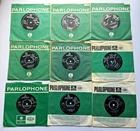 THE BEATLES NINE ORIGINAL UK 45's R 5015 UP TO R 5452 JUST R 5084 MISSING EX +