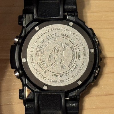 Casio G-Shock GW-200RB-1 Black Spots Frogman GW200 Tough