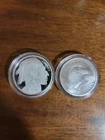Set Of (2x) .999 1oz FINE Silver Rounds USA Buffalo & Eagle Head