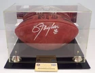 Lawrence Taylor Giants AUTOGRAPHED Football w/ Display Case & Steiner COA FOFB-2