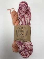 Lay Family Yarn Hand Dyed Verigated High Twist Fingering Sock Set Superwash