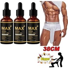 3pc Max Afro Ayiti Oil Herbal Oil for Man Enhances Male Boosts Circulation US