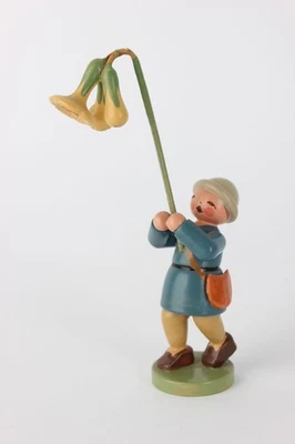 Altes Wendt und Kühn Blumenkind 'Junge mit Schlüsselblume' Erzgebirge - Bild 1 von 3