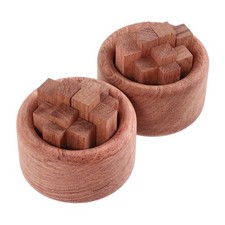 2 Pcs Natural Wood Diffuser Wooden Essential Oil Mini Aromatherapy Oils for