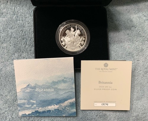 2023 Wielka Brytania UK Britannia 1 uncja .999 srebrny proof