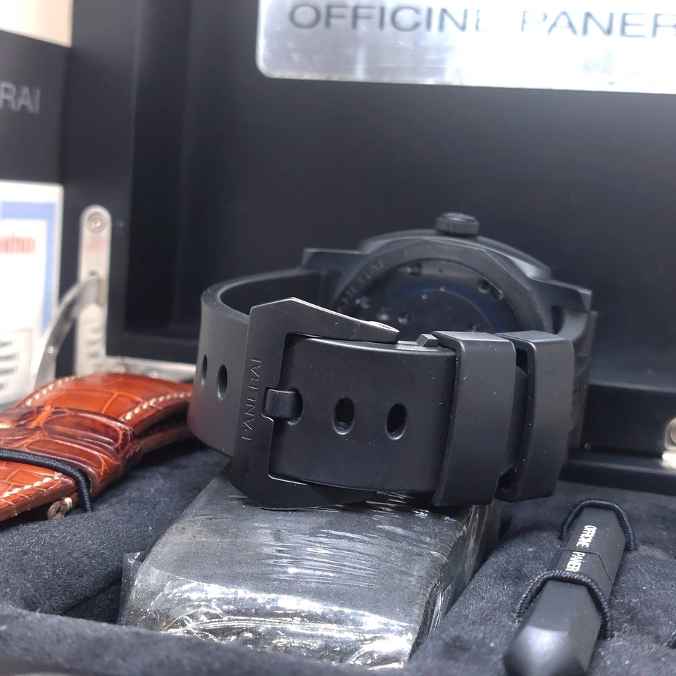 Panerai 48 мм Ceramica черный SLC свинья циферблат 1940 3 дня Radiomir ссылка: PAM00577 (16) - Изображение 4 из 4