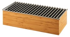 Cal-Mil 3439-60 Bamboo 19.5" x 9.75" x 5.5"H Chafing Dish Stand
