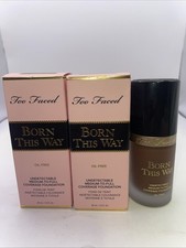  2 Too Faced Born This Way Foundation, 1 fl oz/ 30ml- HAZELNUT