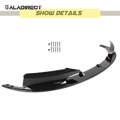 Gloss Black Front Bumper Lip Splitter Spoiler For Bmw 3 Series F30 M Sport 12-18