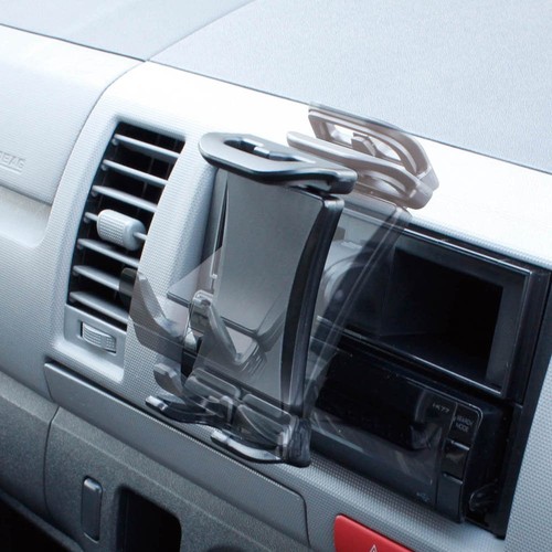 Tsuchiya Yac Car Supplies Car Audio Supplies DIN BOX Tablet Holder Black VP-D13 - 第 2/6 張圖片