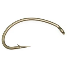 Fly Tying Hooks U202 50Pk 22 Scud/Pupa Hook Curved 1X Short 1X Strong
