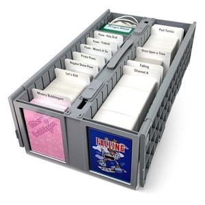 bcw graded card bin BCW Collectible Graded Card Bin Partitions - Gray | Dividers Graded Card  Bins | Divide and Organize Your Trading Card Collection main image 1