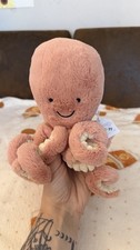 Jellycat Small Odell Octopus Plush Toy Partial Tags - Uk Genuine Item See Note