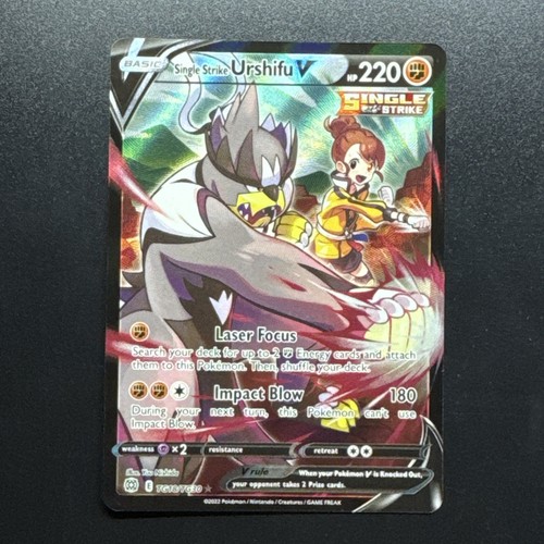 Single Strike Urshifu V - TG18/TG30 - Pokemon Brilliant Stars Ultra Rare
