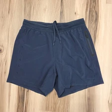 Ten Thousand Shorts Mens Medium Blue Session Performance 5 in Athletic Gym Lined