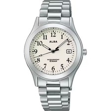 New SEIKO ALBA AQGK473 Men's Watch with Full Luminous Dial