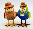 Target Birds Featherly Friends Spritz 2017 Farmer Copper Fall Autumn Set of 2