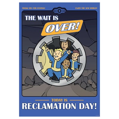 Fallout Reclamation Day Limited Edition Art Print With Official Certificate