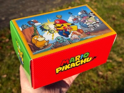 Pokemon Center Japanese 2016 XY Break Luigi Pikachu Special Box Mario - empty -