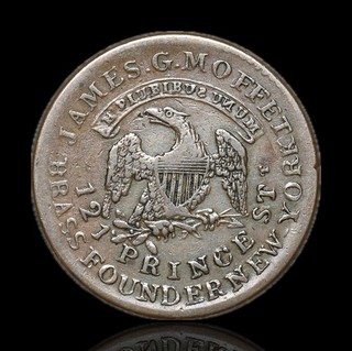 Hard Times Token. James G. Moffett New York. Low 323 HT 297