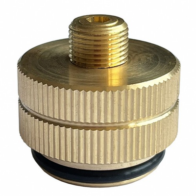 #ad #ad Brass adapter for converting non threaded canisters to standard threaded gas can $65.19