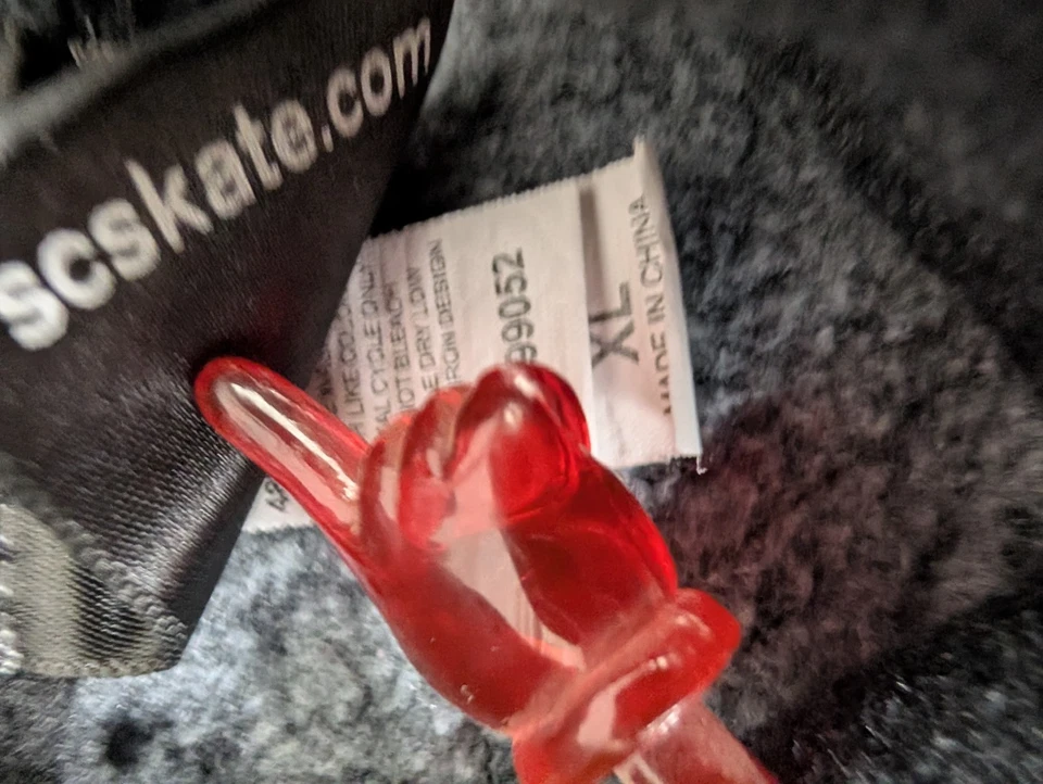 Santa Cruz Sudadera con Capucha Suéter Mujer Extra Grande Negro Rosa Monopatín Foto 4 de 4