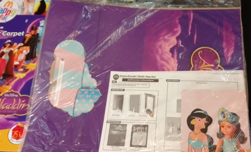 McDonald's Madame Alexander - Aladdin POP Kit Espositore NON ASSEMBLATO KIT Happy Meal - Foto 7 di 17