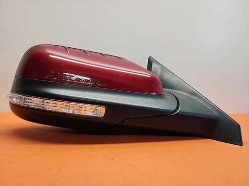 2016 2017 Ford Explorer Right Mirror Power Folding W/O Blind Spot OE Red T.Signa