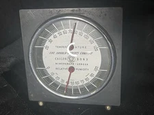 Vintage Airguide Temperature and Humidity Weather Station - Table / Desk Model.