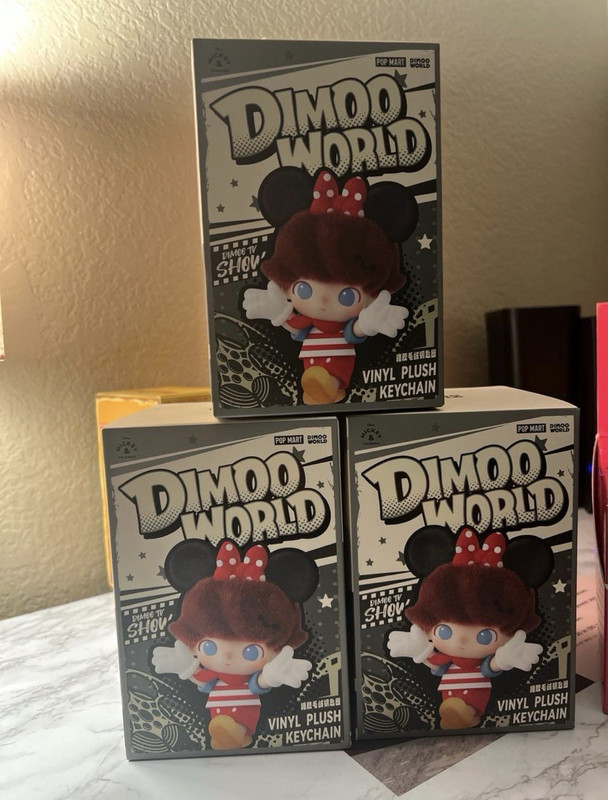 POP MART DIMOO WORLD Disney Vinyl Plush $60 each or 2 for $100. 📩 2 choose.