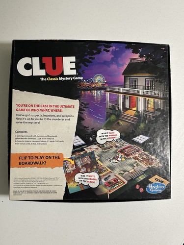 Clue The Classic Mystery Game with A Second Crime Scene 2013 - Picture 2 of 7