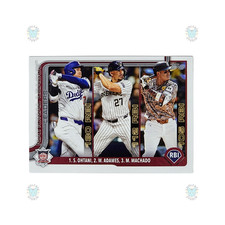 2025 Topps Series 1 RBI League Leaders Shohei Ohtani, Adames. Machado Card