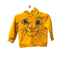 Lion King Simba Hoodie Sweatshirt Long Sleeve Disney Kid Size 3T