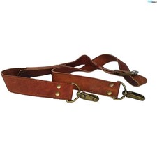 Luxury Leather Adjustable Shoulder Strap 28"-48" for Messenger  Camera Bags