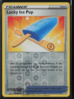 Lucky Ice Pop 150/203 Pokemon Evolving Skies Uncommon Near Mint Reverse Holo