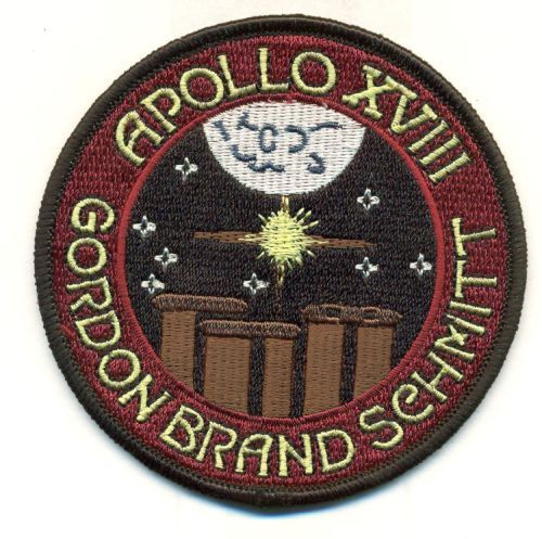 PATCH APOLLO 18 - 3,5 POUCES - AP18-01B - Photo 1 sur 1