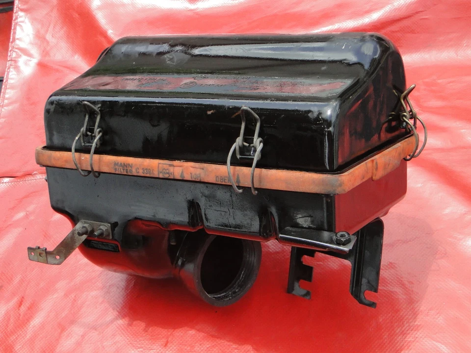 1982-1993 BMW E30 E28 воздухозаборник фильтр корпус в сборе 1287687 подлинный 13711726558 - Изображение 2 из 4