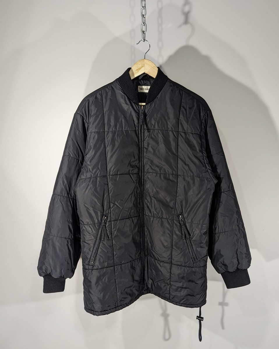 Alberto Aspesi Thermore Mens Jacket Made In Italy Size XL Black