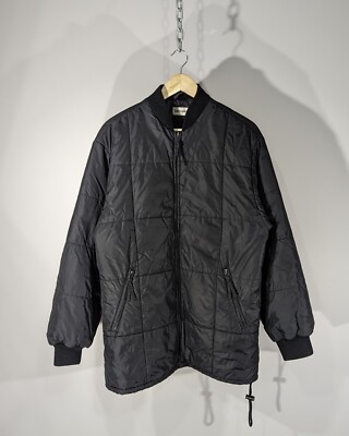 Alberto Aspesi Thermore Mens Jacket Made In Italy Size XL Black