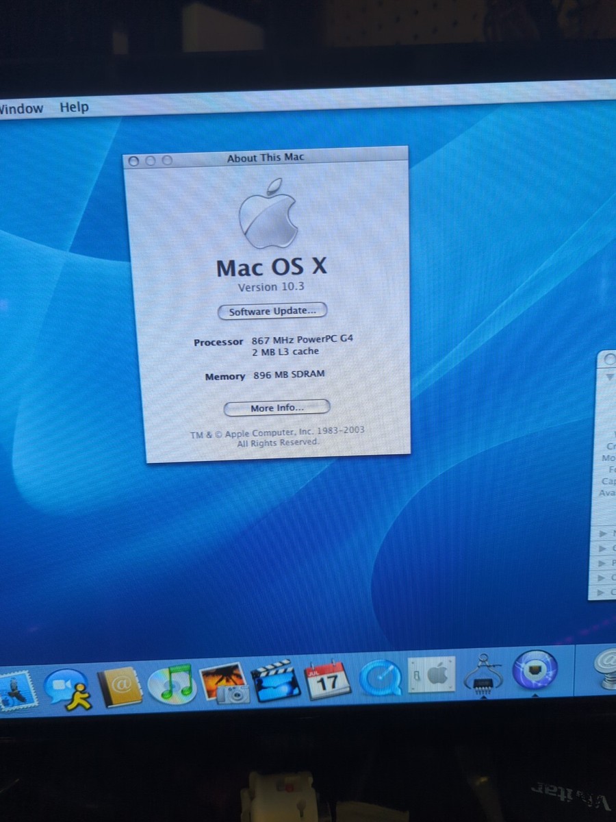Apple PowerMac G4 M8493 867MHz 896mb ram Graphic Design | eBay