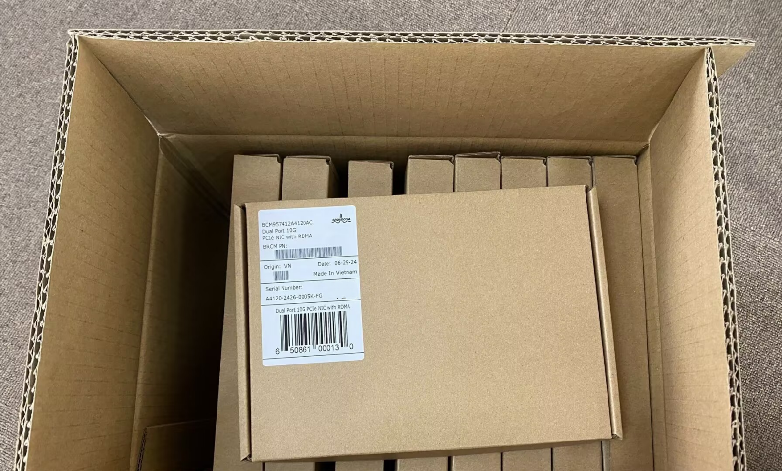 1PC New Broadcom BCM957412A4120AC Fibre Optic Network Card Fast shipping