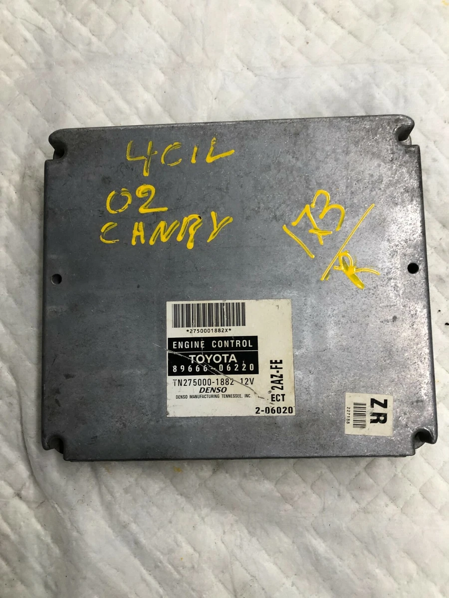 2002 TOYOTA CAMRY 4CYL ECU ECM COMPUTER 89666-06220 OEM (R-173) | eBay