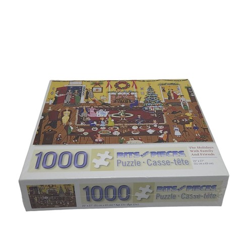 Rompecabezas 1000 Bits And Pieces Vacaciones Con Familiares Amigos Navidad 20" x 27" - Imagen 5 de 5