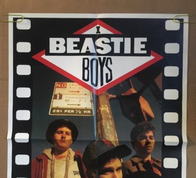 The Beastie Boys Get Off My D#ck Vintage Poster Promo 1980's Pin